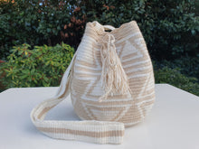 Load image into Gallery viewer, Authentic Handmade Bags Mochilas Wayuu Arcoiris COLLECTION MEDIANA Los Faroles