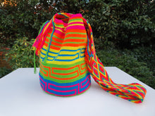 Load image into Gallery viewer, Mochila Wayuu Authentic Handmade Mochila Wayuu - ARCOIRIS COLLECTION - Nueva Granada