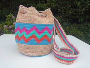 Authentic Handmade Mochilas Wayuu Bags - Small Valledupar