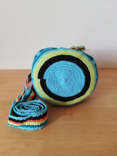 Load image into Gallery viewer, Authentic Handmade Mochilas Wayuu Bags - Small Turquoise 11