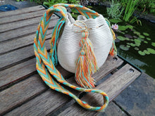 Load image into Gallery viewer, Authentic Handmade Mochilas Wayuu Bags - Small Beige