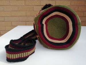 Authentic Handmade Mochilas Wayuu Bags - Mediana Cajíca