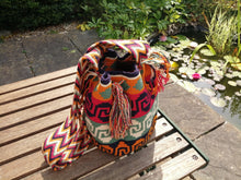 Load image into Gallery viewer, Cross-body Handmade Bags Mochilas Wayuu Collection Caribe - Guajira