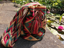 Load image into Gallery viewer, Handmade Cross-body Bags Mochilas Wayuu Collection Andes - Rosa