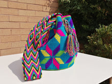 Load image into Gallery viewer, Handmade Cross-body Bags Mochilas Wayuu Collection Oceano Azul - El Prado