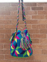 Load image into Gallery viewer, Handmade Cross-body Bags Mochilas Wayuu Collection Oceano Azul - El Prado