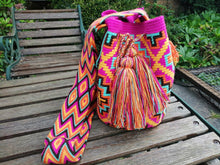 Load image into Gallery viewer, Authentic Handmade Mochilas Wayuu Bags - Sol Seis