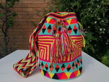 Load image into Gallery viewer, Authentic Handmade Mochilas Wayuu Bags - Carnaval Siete
