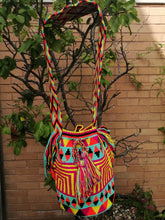 Load image into Gallery viewer, Authentic Handmade Mochilas Wayuu Bags - Carnaval Siete
