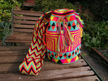 Load image into Gallery viewer, Authentic Handmade Mochilas Wayuu Bags - Carnaval Siete