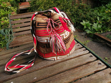 Load image into Gallery viewer, Authentic Handmade Mochilas Wayuu Bags - Rainbow Uno
