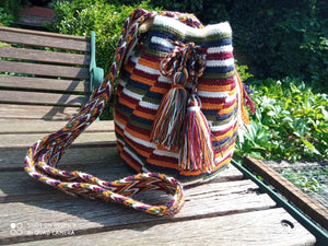 Authentic Handmade Bags Mochilas Wayuu CARNAVAL COLLECTION MEDIANA Huaretpa