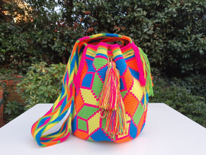 Mochila Wayuu Authentic Handmade Mochila Wayuu - ARCOIRIS COLLECTION - El Retén