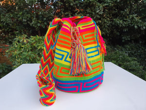 Mochila Wayuu Authentic Handmade Mochila Wayuu - ARCOIRIS COLLECTION - Nueva Granada