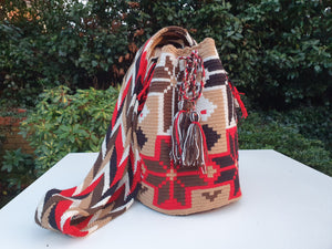 Mochila Wayuu Authentic Handmade Mochila Wayuu - ARCOIRIS COLLECTION - Plato