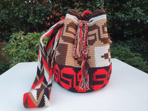 Mochila Wayuu Authentic Handmade Mochila Wayuu - ARCOIRIS COLLECTION - Pueblo