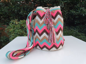 Mochila Wayuu Authentic Handmade Mochila Wayuu - ARCOIRIS COLLECTION - Remolino