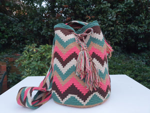 Mochila Wayuu Authentic Handmade Mochila Wayuu - ARCOIRIS COLLECTION -Arjona