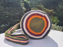 Load image into Gallery viewer, Authentic Handmade Bags Mochilas Wayuu COLLECTION MEDIANA Viva Colombia Verde Summer 26