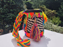 Load image into Gallery viewer, Authentic Handmade Bags Mochilas Wayuu COLLECTION MEDIANA Viva Colombia Carnaval Summer 26