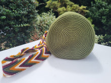 Load image into Gallery viewer, Authentic Handmade Bags Mochilas Wayuu COLLECTION MEDIANA Viva Colombia Color Vivo Summer 26