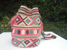 Load image into Gallery viewer, Mochila Wayuu 100% Authentic Handmade Beautiful, Unique and Practical Bags -SANTA BÁRBARA