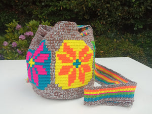 Authentic Handmade Mochilas Wayuu Bags - Small La Paz
