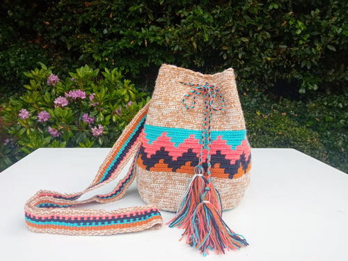 Authentic Handmade Mochilas Wayuu Bags - Small Rio