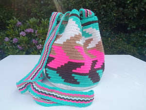 Authentic Handmade Mochilas Wayuu Bags - Small Sopó