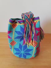 Load image into Gallery viewer, Authentic Handmade Mochilas Wayuu Bags- Carnaval de Color Tres