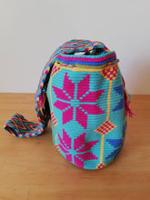 Load image into Gallery viewer, Authentic Handmade Mochilas Wayuu Bags- Carnaval de Color Tres