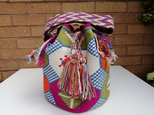 Load image into Gallery viewer, Authentic Handmade Mochilas Wayuu Bags- Carnaval de Color