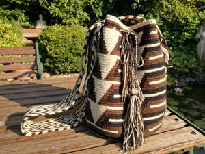 Authentic Bags Mochilas Wayuu - Café 3