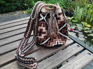 Authentic Handmade Mochilas Wayuu Bags - Mediana Chía