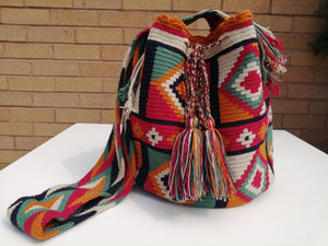 Cross-body Handmade Bags Mochilas Wayuu Collection Caribe - Riohacha