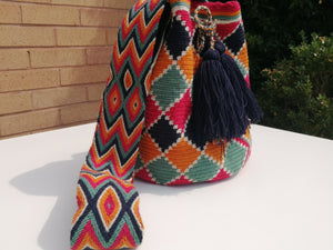 Cross-body Handmade Bags Mochilas Wayuu Collection Caribe - Palomino