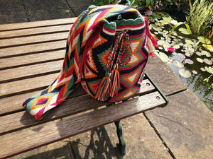 Cross-body Handmade Bags Mochilas Wayuu Collection Caribe - San Bernardo