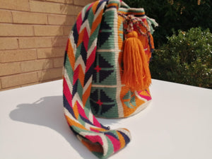 Cross-body Handmade Bags Mochilas Wayuu Collection Caribe - Barú
