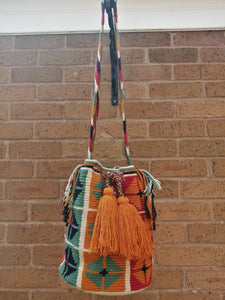 Cross-body Handmade Bags Mochilas Wayuu Collection Caribe - Barú