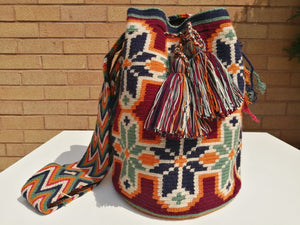 Cross-body Handmade Bags Mochilas Wayuu Collection Caribe - Providencia