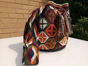 Handmade Cross-body Bags Mochilas Wayuu Collection Andes - Zipaquirá
