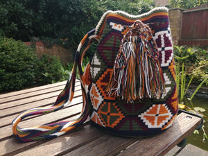 Handmade Cross-body Bags Mochilas Wayuu Collection Andes - Zipaquirá