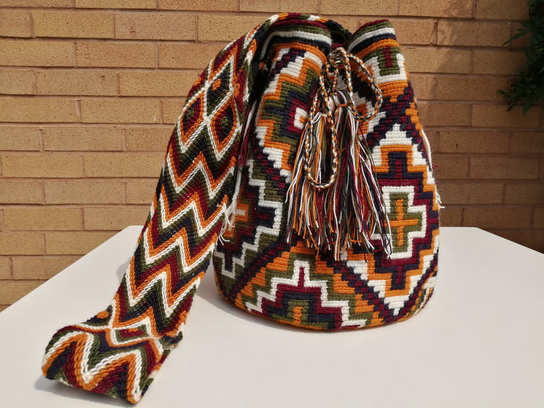 Handmade Cross-body Bags Mochilas Wayuu Collection Andes - Soacha