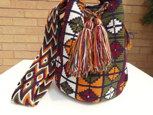 Handmade Cross-body Bags Mochilas Wayuu Collection Andes - Chiquinquirá