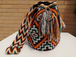 Handmade Cross-body Bags Mochilas Wayuu Collection Andes - Guadalupe