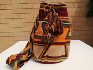 Handmade Cross-body Bags Mochilas Wayuu Collection Andes - Moncerrate