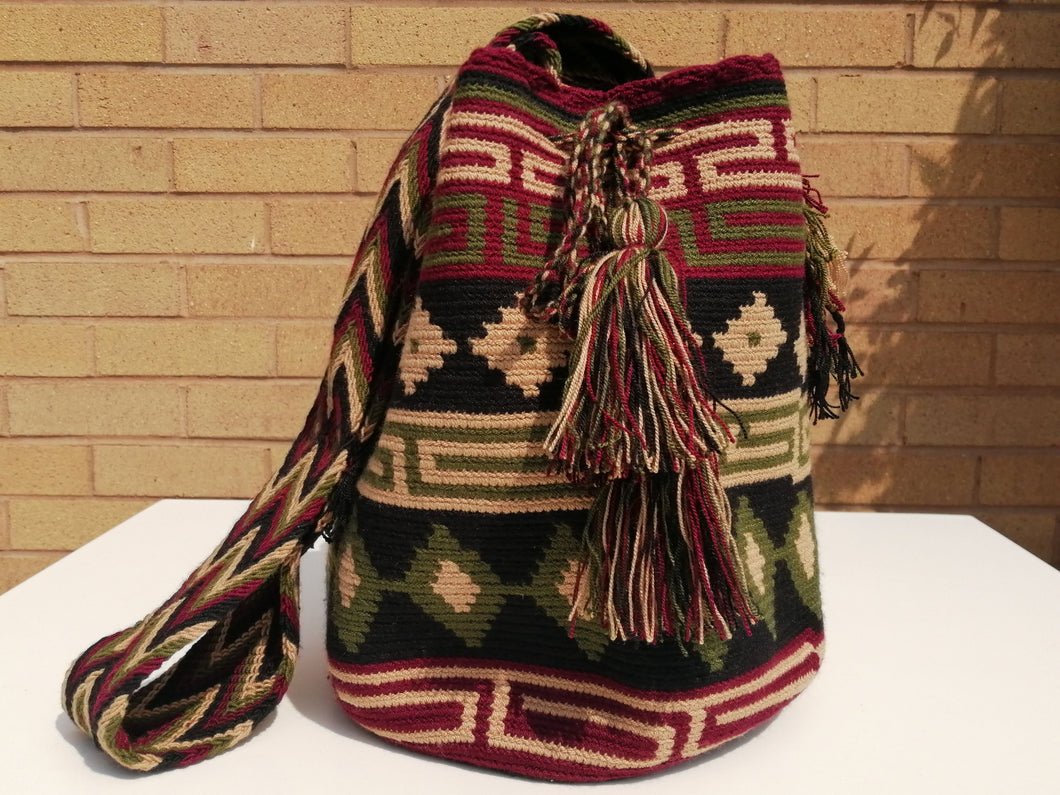 Handmade Cross-body Bags Mochilas Wayuu Collection Andes - Centro