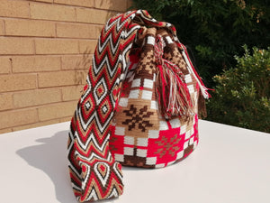 Handmade Cross-body Bags Mochilas Wayuu Collection Andes - Rosales