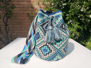 Authentic Handmade Mochilas Wayuu Bags - Cielo Dos