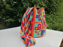 Load image into Gallery viewer, Authentic Handmade Mochilas Wayuu Bags - Sol Dos